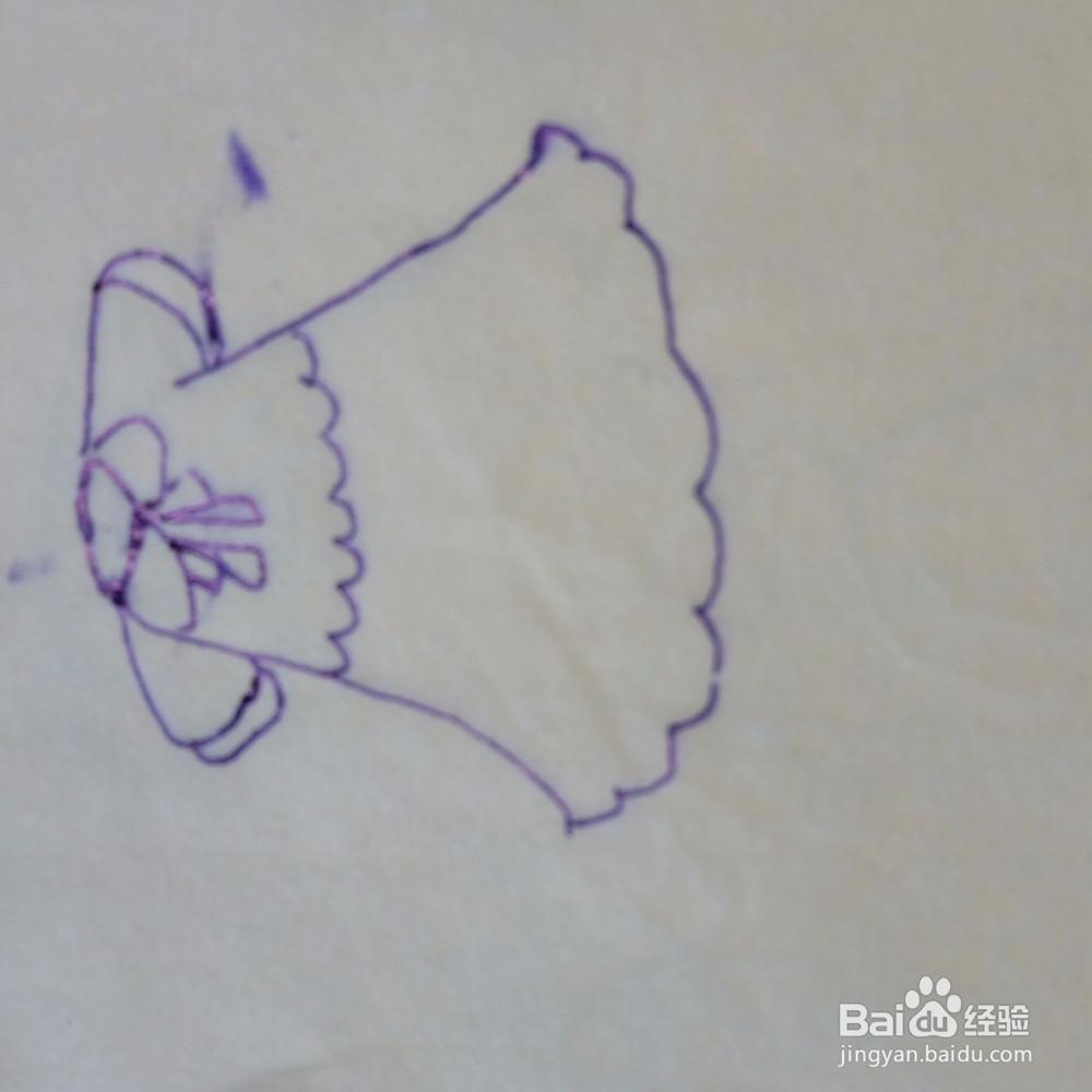 服饰简笔画连衣裙