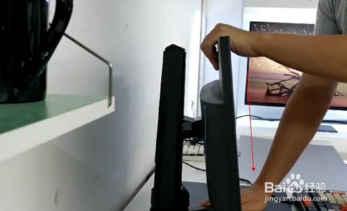 电脑显示器怎么调升降