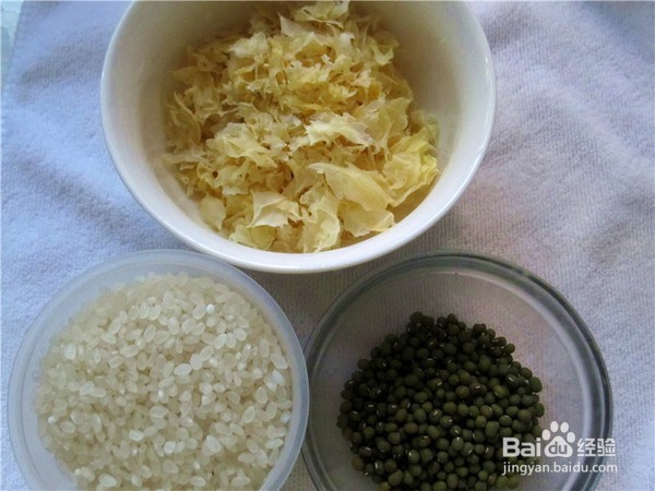 银耳绿豆汤的做法