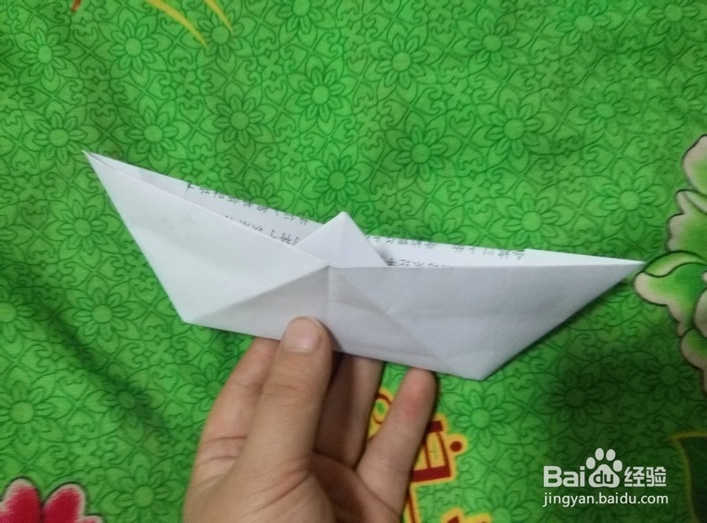 折纸艺术：怎样用纸折小船