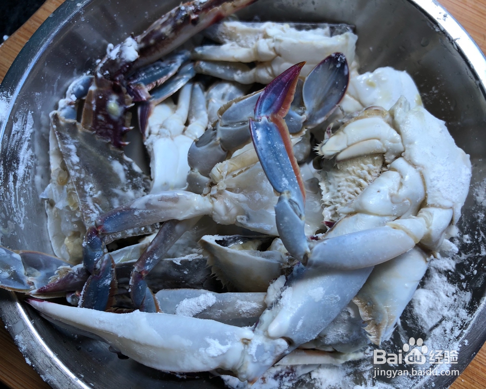 自己做炒梭子蟹海鲜美食