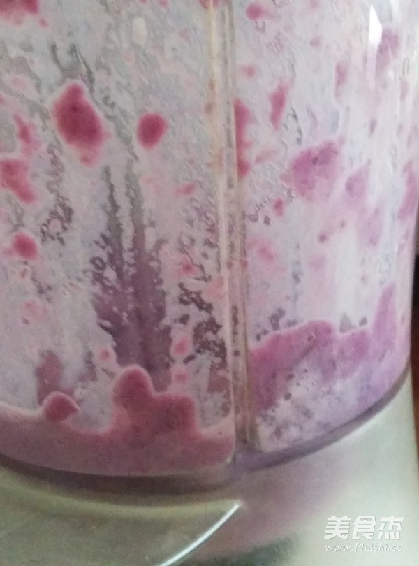 紫薯奶昔的做法