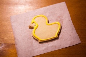 立体小鸭子糖霜饼干