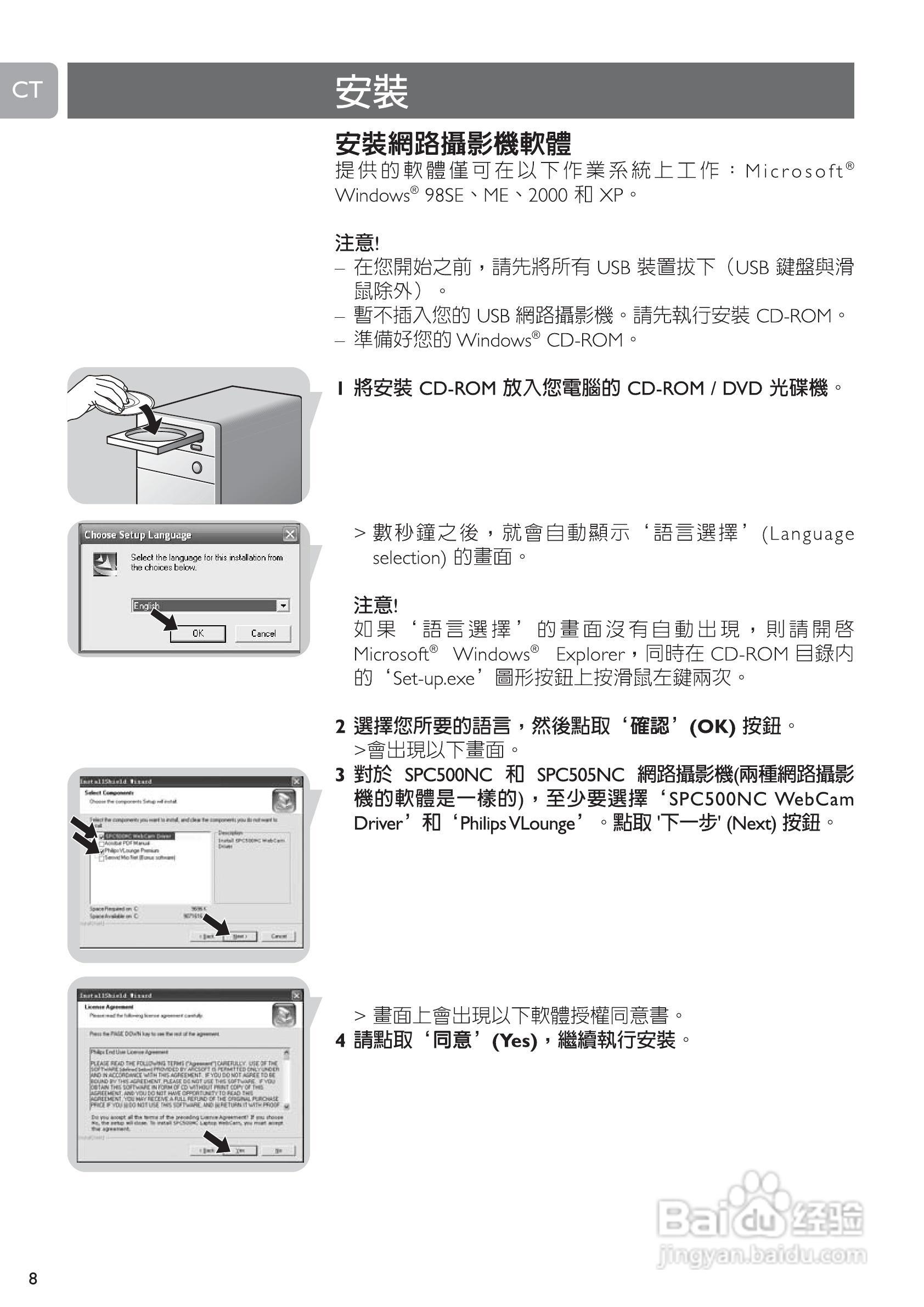 PHILIPS SPC505NC摄像头说明书:[1]