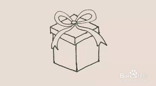 怎么画礼物盒