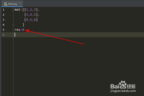 Python编程：怎么计算矩阵对角线之和