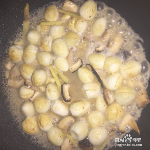 香菇炒鹌鹑蛋