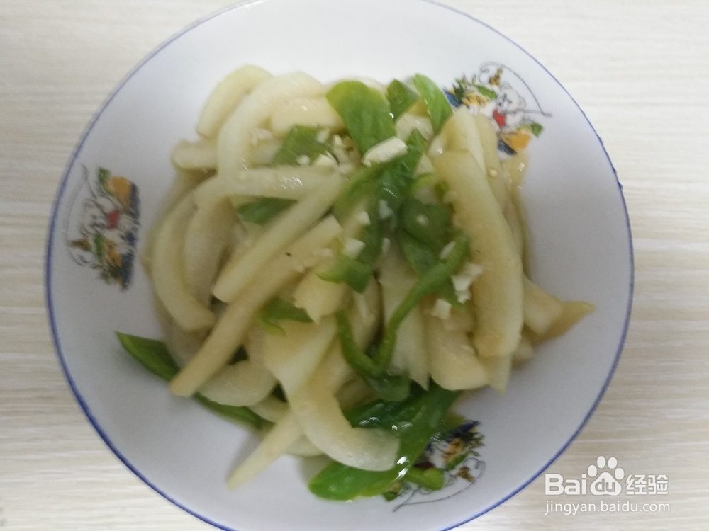 青椒冬瓜条的做法