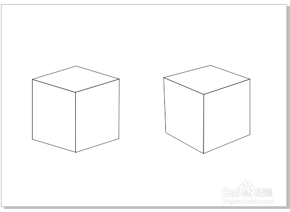 cdr怎么画几何静物素描立体图形