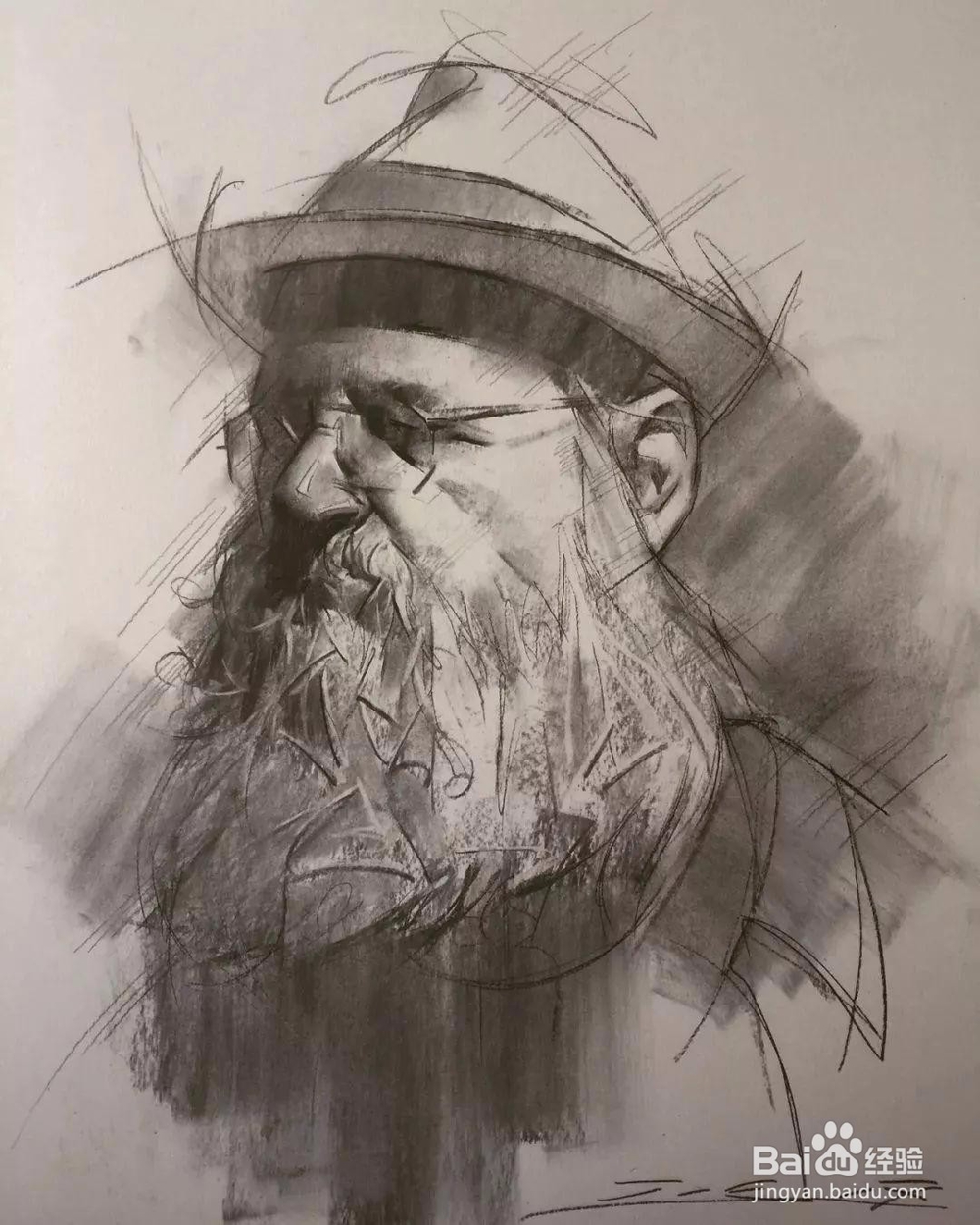 木炭条素描教程