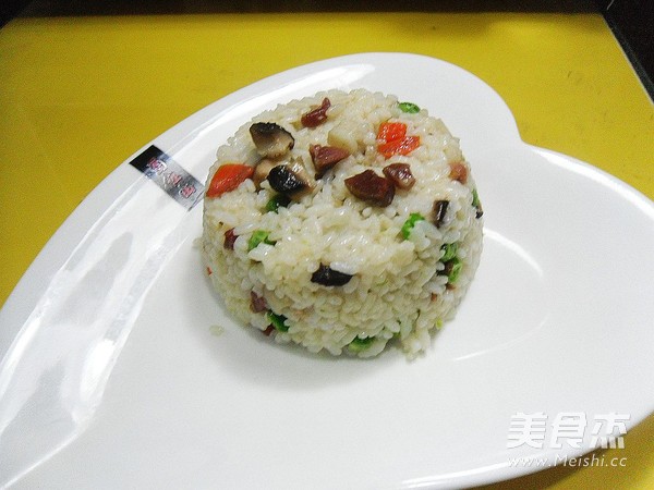 香菇火腿炒饭