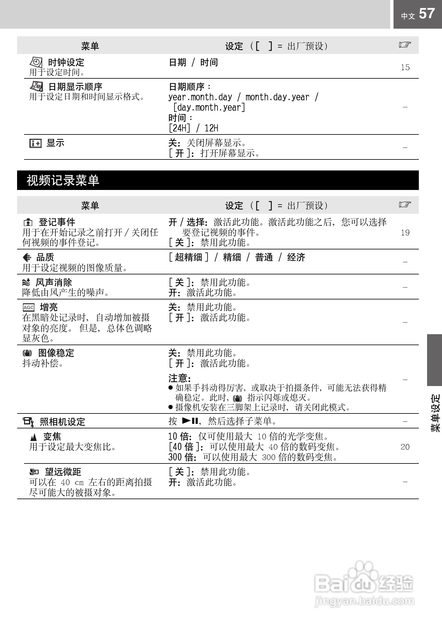 JVC GZ-MG67AC硬盘摄像机使用说明书:[6]