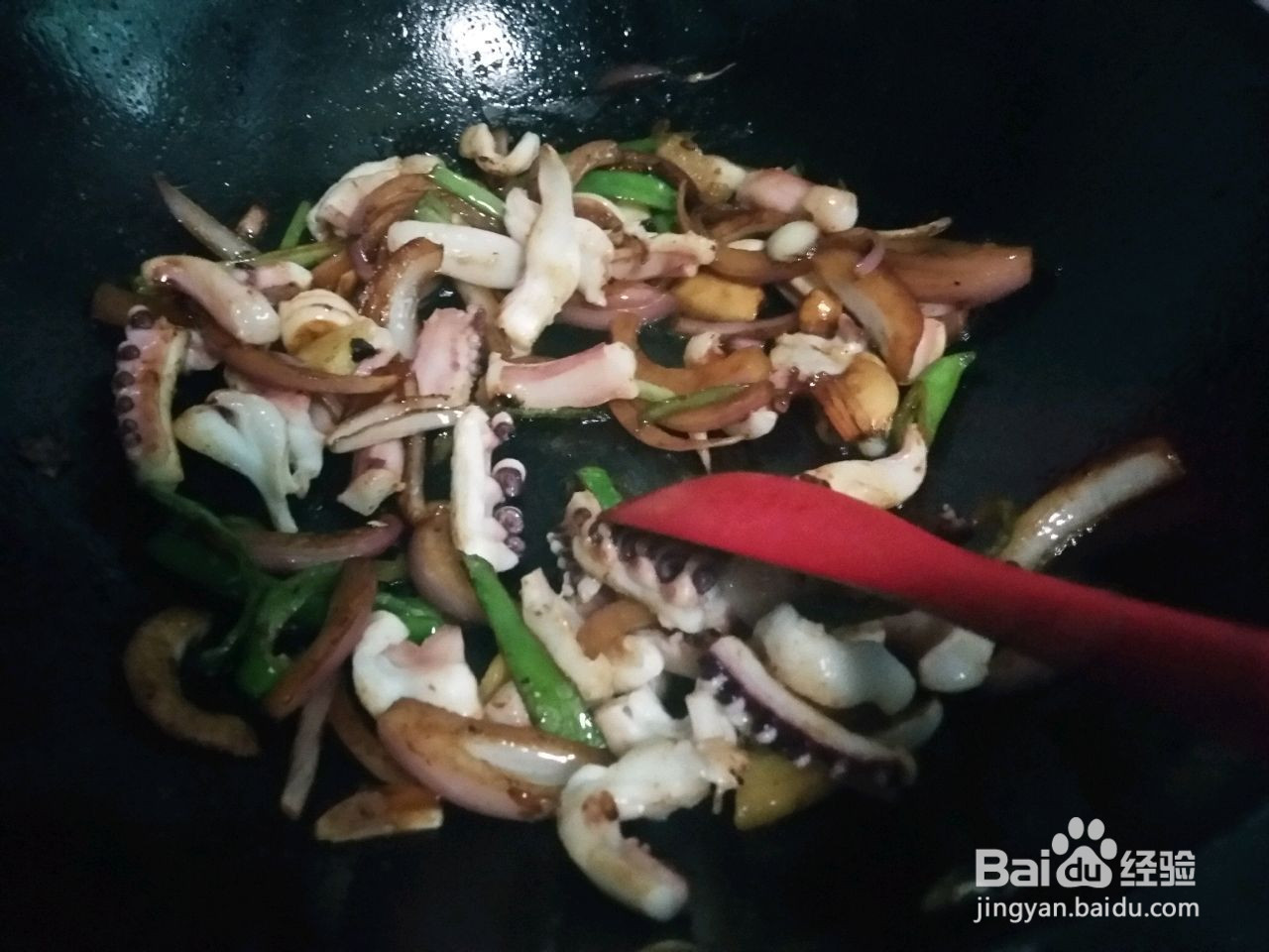 酱爆鱿鱼须的做法