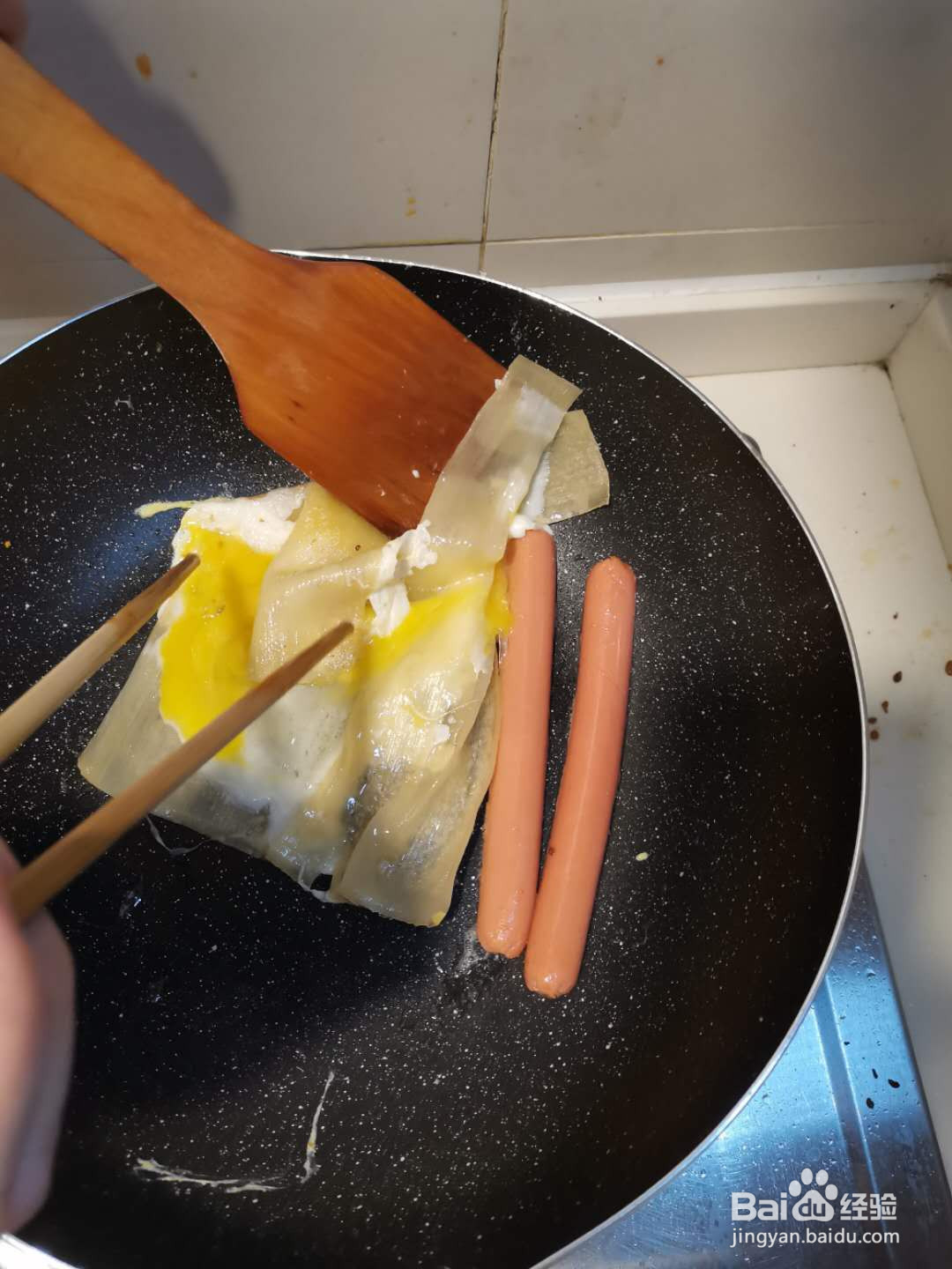 居家如何制作烤冷面