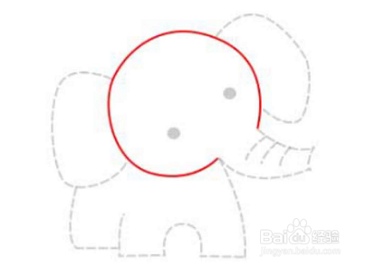 简笔画如何画大象