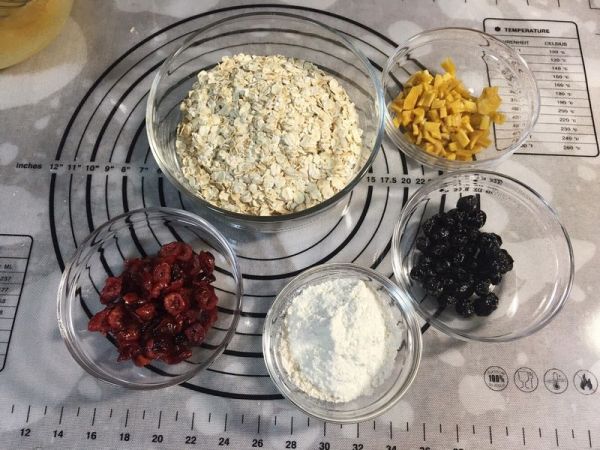 燕麦水果能量块