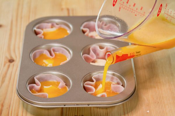 快手芝士鸡蛋杯