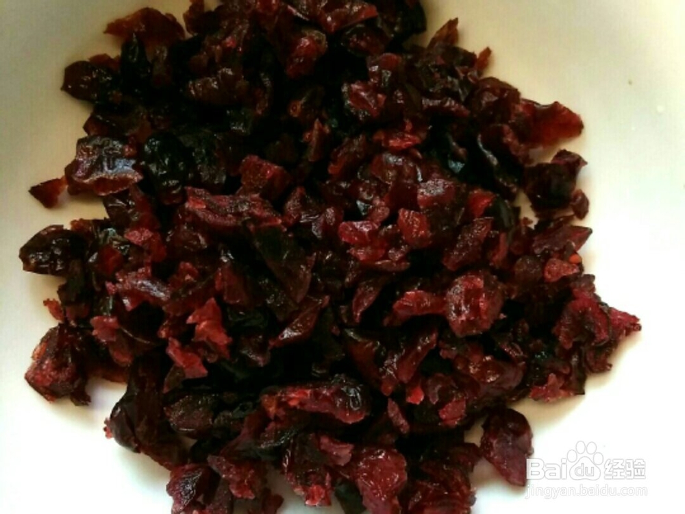 赞不绝口的蔓越莓纸杯面包