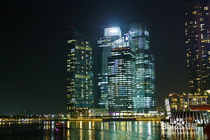 流光溢彩的新加坡地标