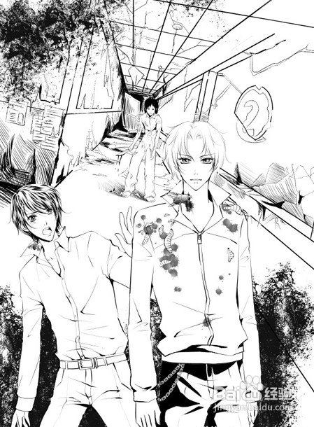 数位板绘制卡通插画教程