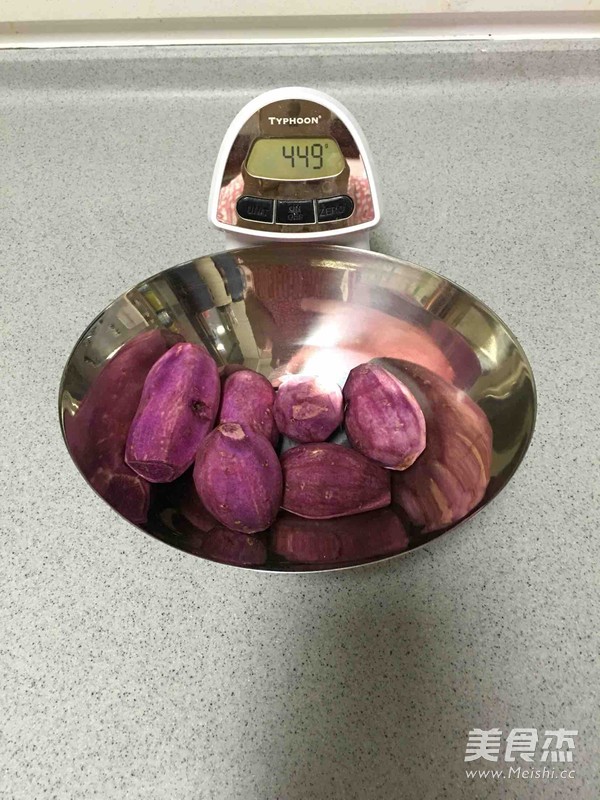 紫薯玫瑰花馒头