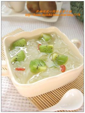 冰糖银耳奇异果