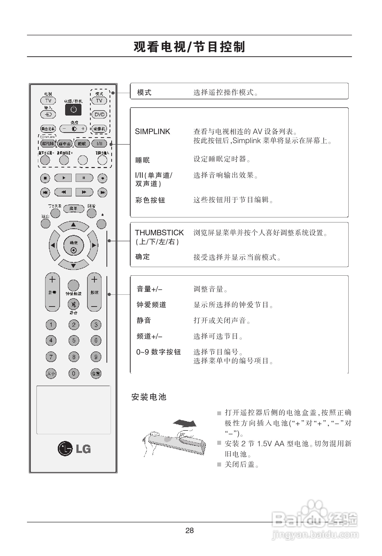 LG 32LC7RC1液晶彩电使用说明书:[3]