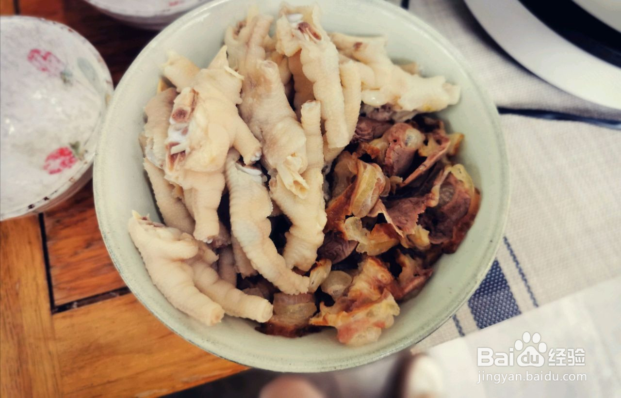 傣味凉鸡脚的做法