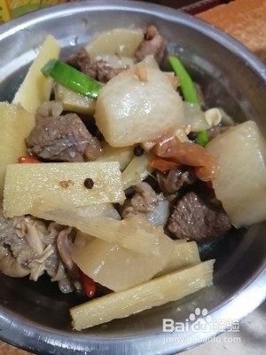 食补佳品美味羊肉煲的做法