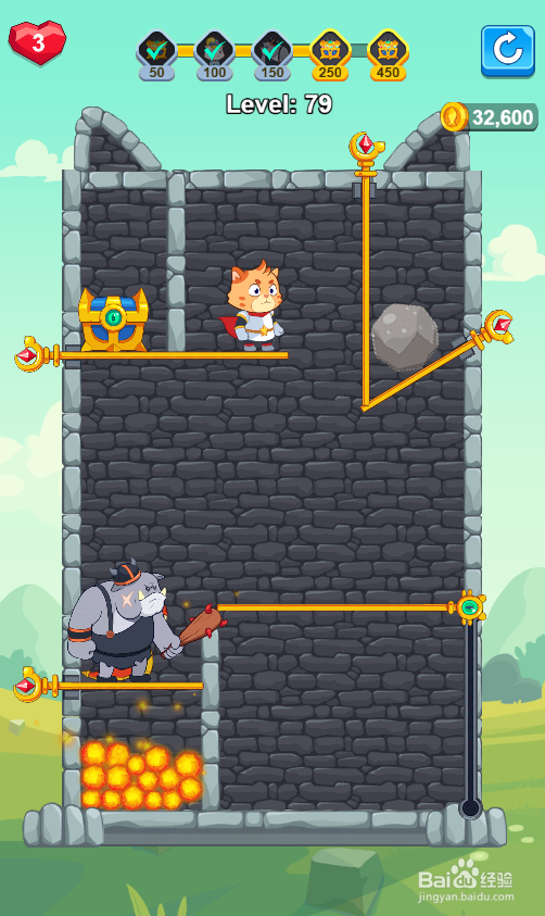 Honer Of Cat Prince的Level 79怎样过关?