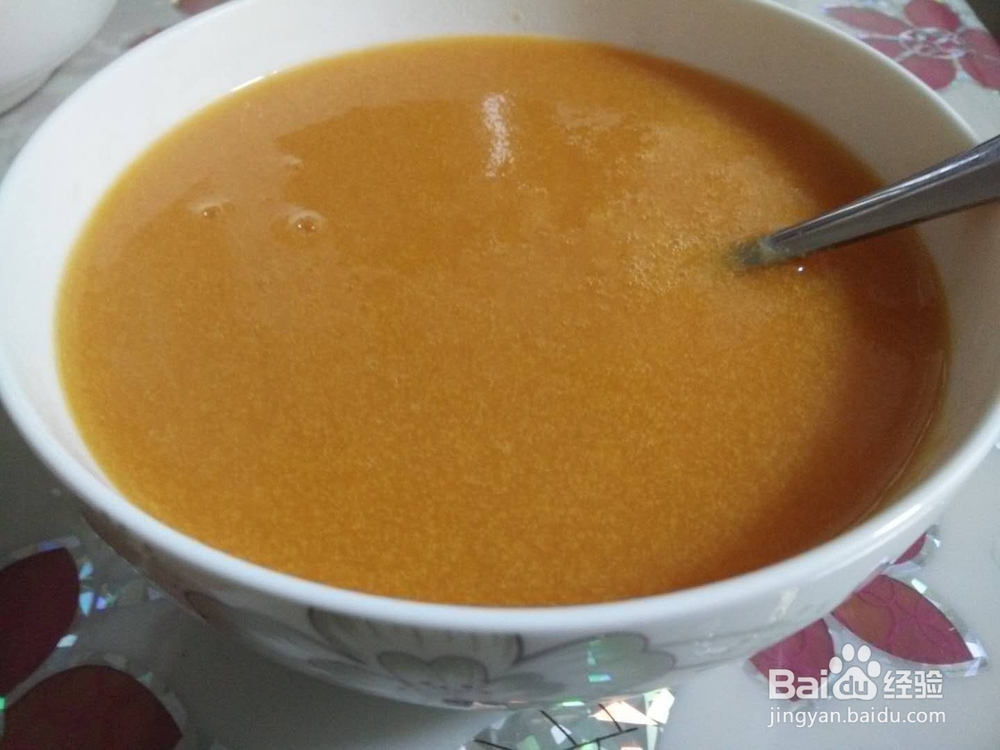 如何制作胡萝卜小米糊