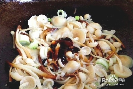 金针菇油麦菜的做法