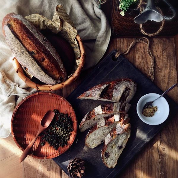 藤椒牛肉芝士面包