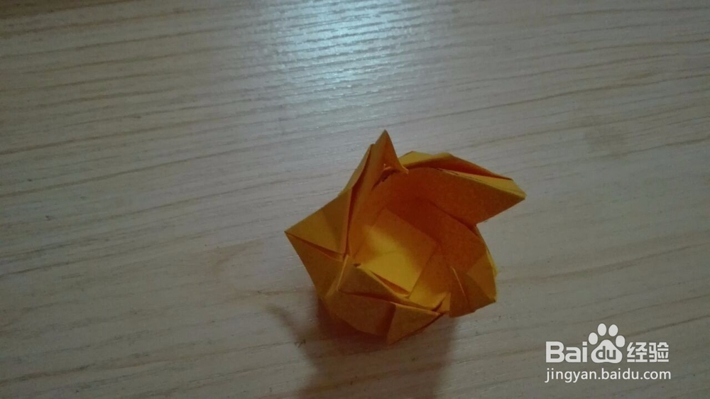 普通玫瑰花的折法