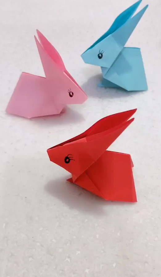 可爱的小白兔怎么折