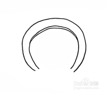 手绘简笔画之耳麦的画法