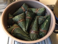 红豆蜜枣小脚粽