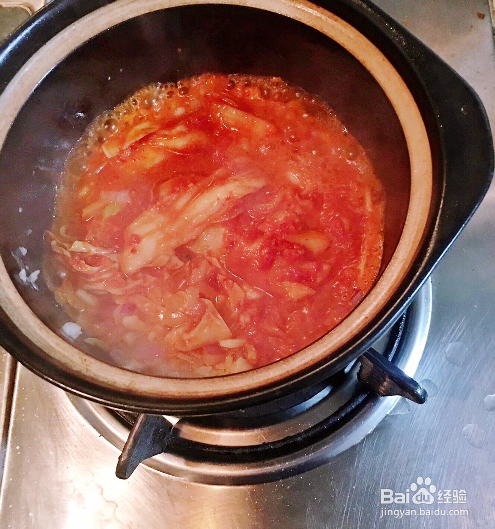 一个人做韩式辣豆腐汤