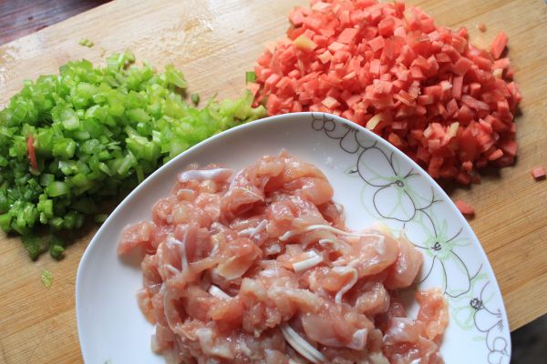 香菇鸡丝蔬菜粥