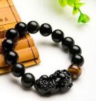 黑耀石貔貅手链怎么戴