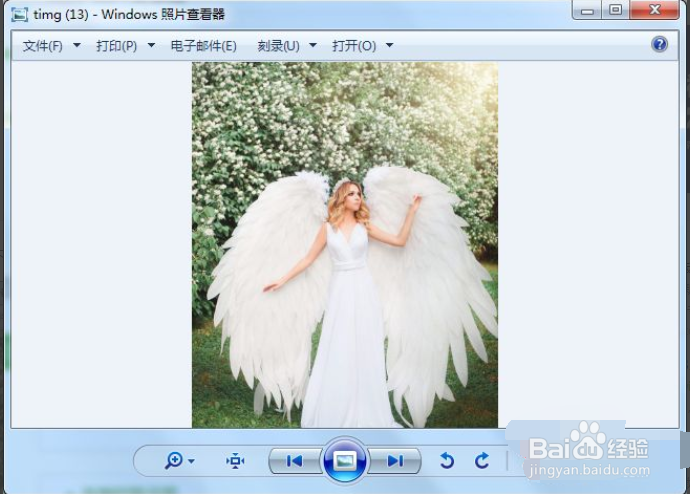 WIN7照片查看器如何打印照片