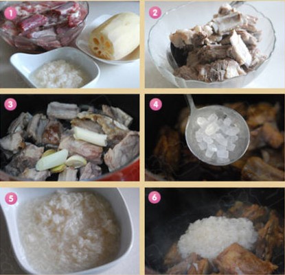 乌冬面醪糟排骨