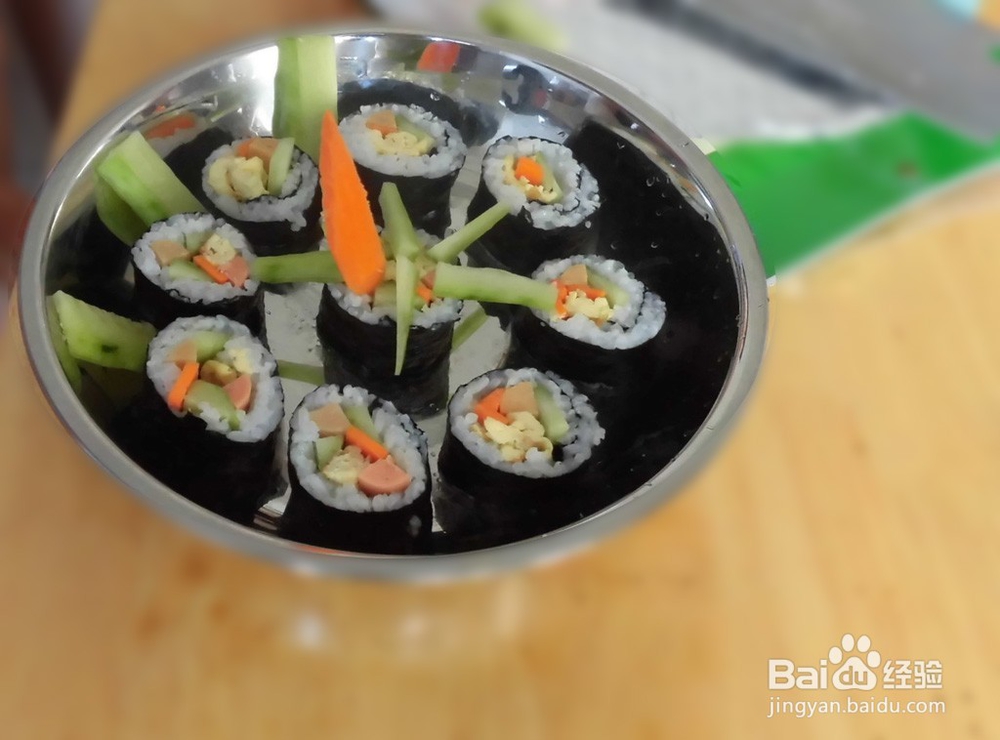 紫菜卷--贵得要死的寿司在家里自己做
