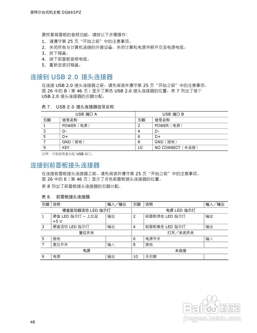 英特尔DG965PZ型主板说明书:[5]