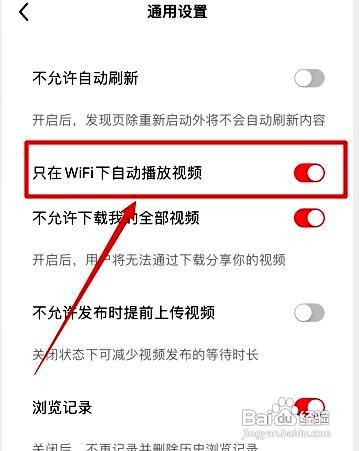 小红书app如何关闭仅wifi下自动播放视频