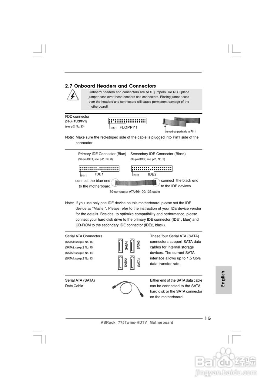 华擎775Twins-HDTV R2.0型主板说明书:[2]
