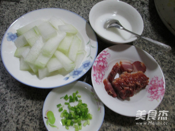 腊肉烩冬瓜的做法