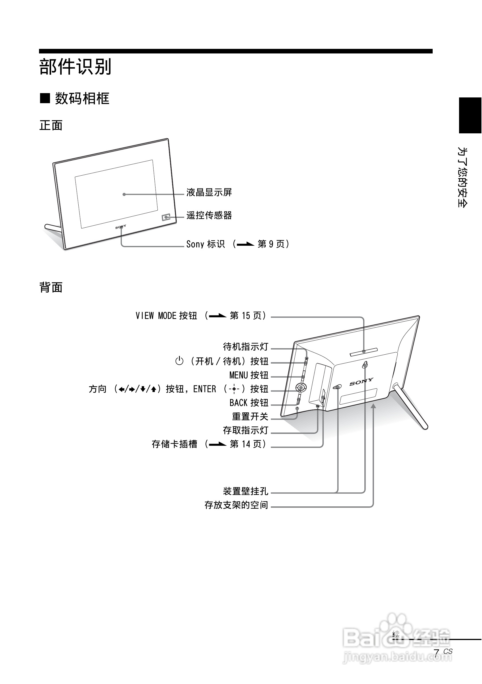 索尼DPF-X95数码相框使用说明书:[1]