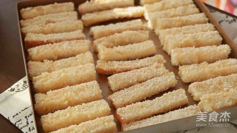 椰香吐司条的做法
