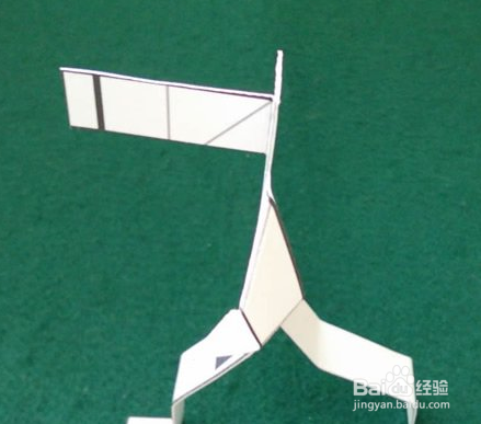 卡纸手工制作空手道纸人的做法附图纸下载